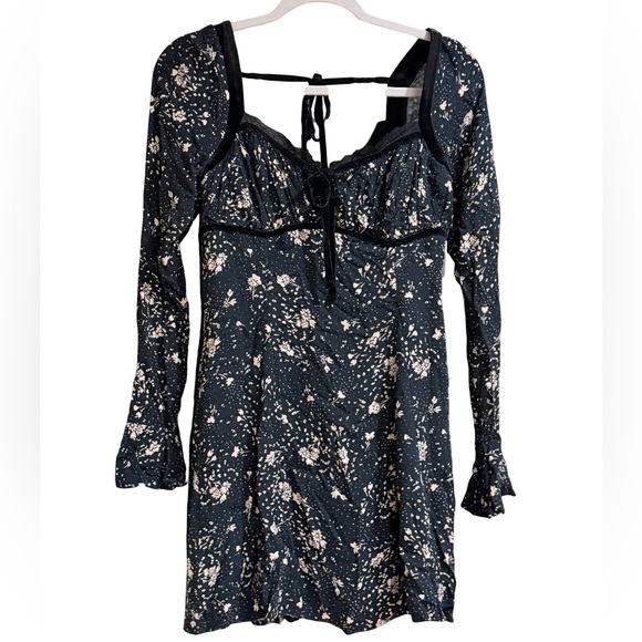 ✨ NWT Free People Tess Floral Print Mini Dress Boho Style Size S - Picture 7 of 16